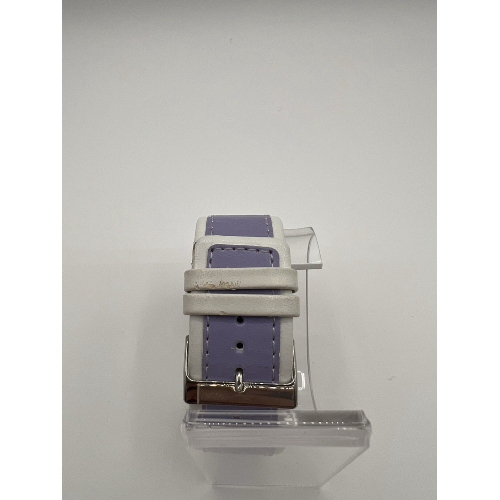 Activa Analog Woman’s Watch Purple Dial Leather Sliver Tone Casual Wristband - Picture 7 of 11